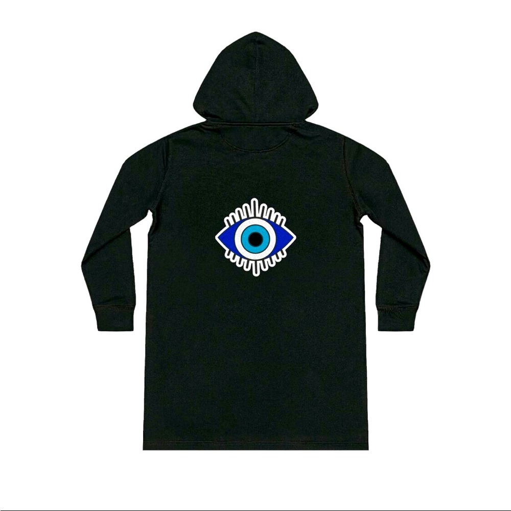 Hoodie Dress | evil eye | sweatshirt | women’s clothing | long sleeve